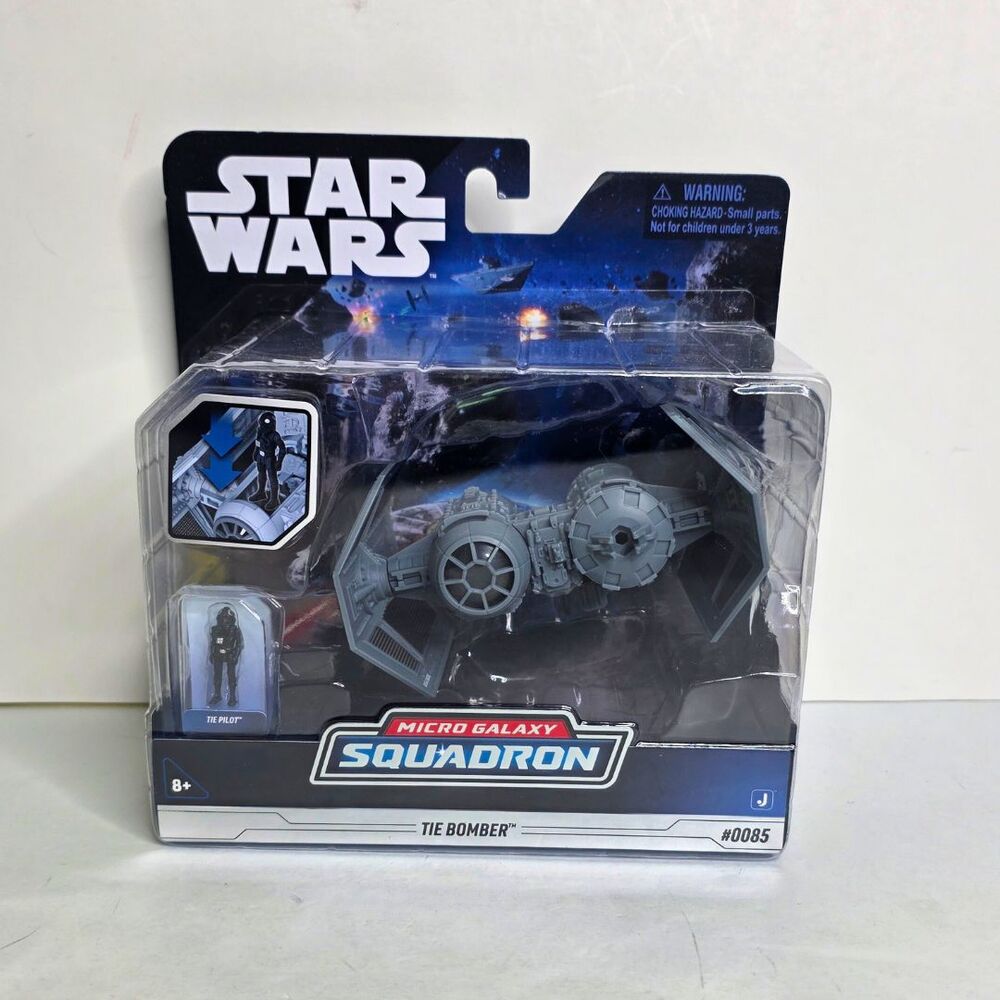 Star Wars Micro Galaxy Squadron TIE BOMBER #0085 - NEW